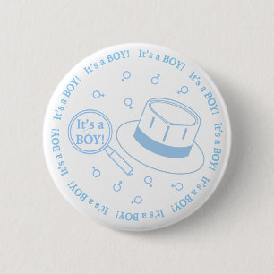 It's a Boy! announcement 2 Inch Round Button