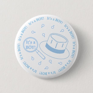 It's a Boy! announcement 2 Inch Round Button