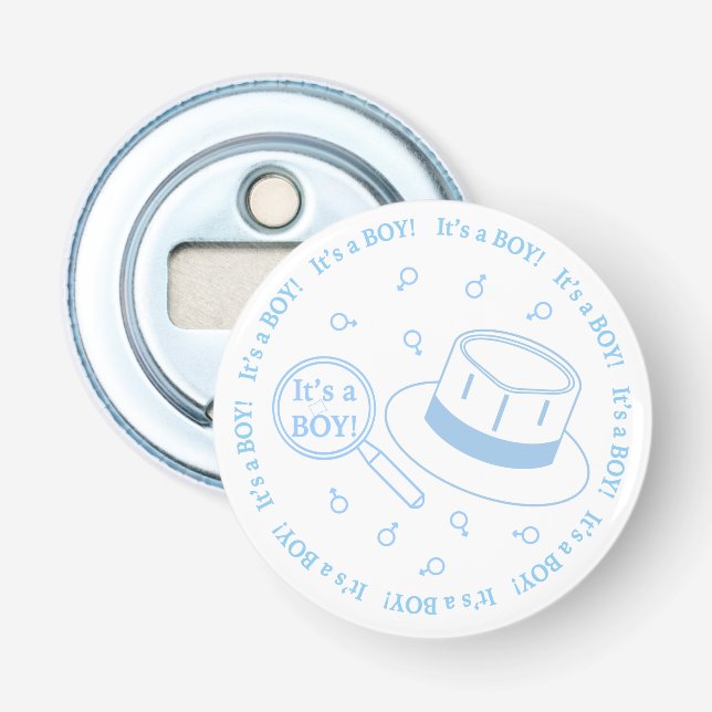 It's a Boy! announcement Bottle Opener (Front)