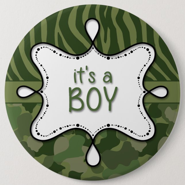 It's a Boy Announcement Pin 2 (Front)