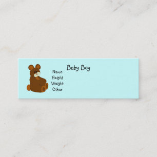 It's A Boy Baby Announcement