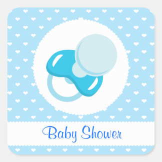 It's a Boy Baby Boy Design Square Sticker