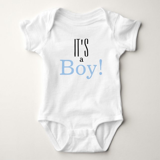 It's a Boy! Baby Onsie Bodysuit (Front)