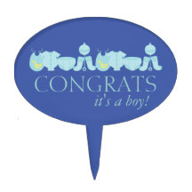 It's A Boy! Baby Shower Cake Topper