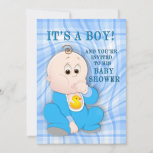 It's a Boy - Baby Shower Invitation