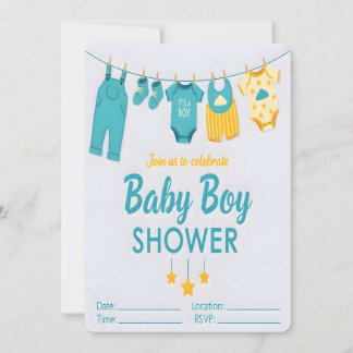 It's a Boy Baby Shower Invitation