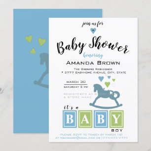 It's a Boy Baby Shower Invitation