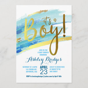 It's a Boy Baby Shower Invitation