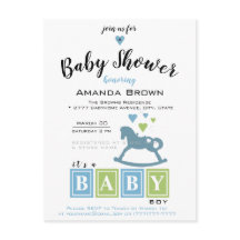 It's a Boy Baby Shower Invitation