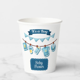 It's A Boy Baby Shower Paper Cups