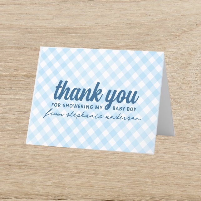 It's a Boy Baby Shower Thank You (Creator Uploaded)