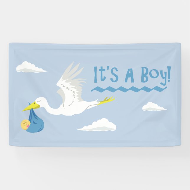 It's A Boy! Banner (Horizontal)