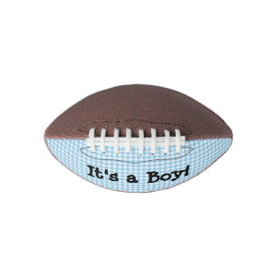 Its a Boy Blue Baby Gender Announcement Football! Football