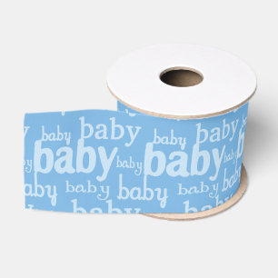 It's A Boy Blue Baby Shower Party Grosgrain Ribbon