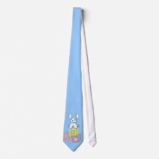 It's A Boy Blue Bunny Tie