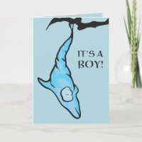 it's a boy! (blue dolphin cocoon)