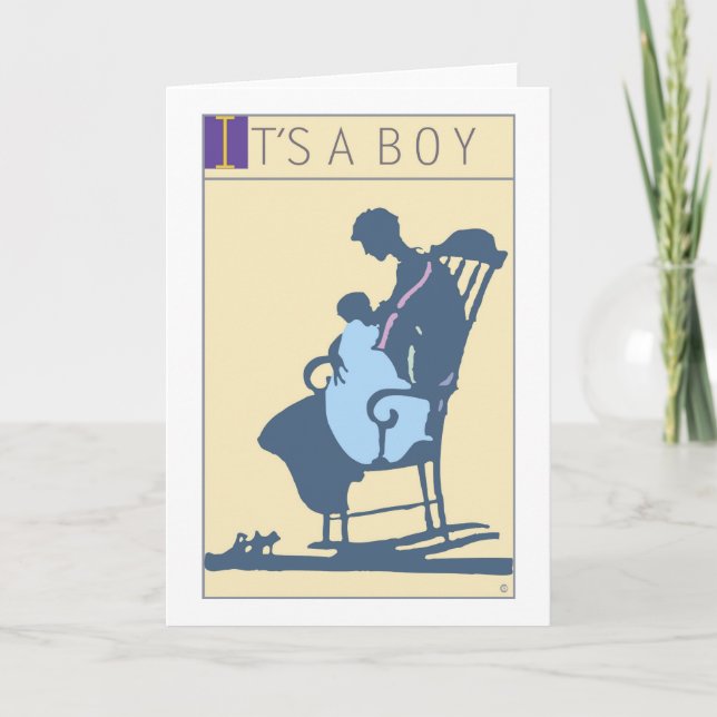 <It's a Boy> by Steve Collier Announcement (Front)