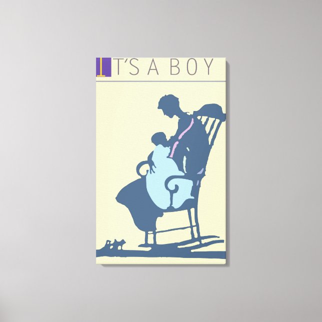 <It's a Boy> by Steve Collier Canvas Print (Front)