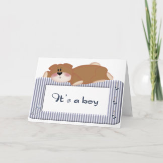 its a boy card