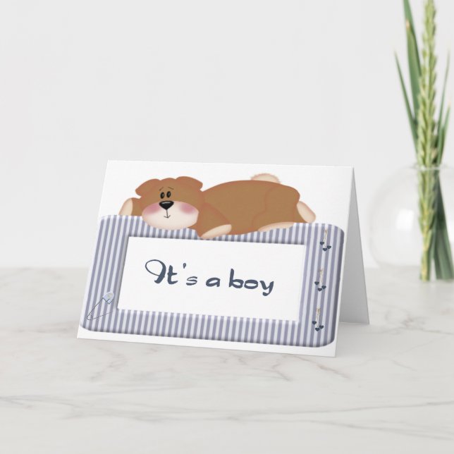its a boy card (Front)