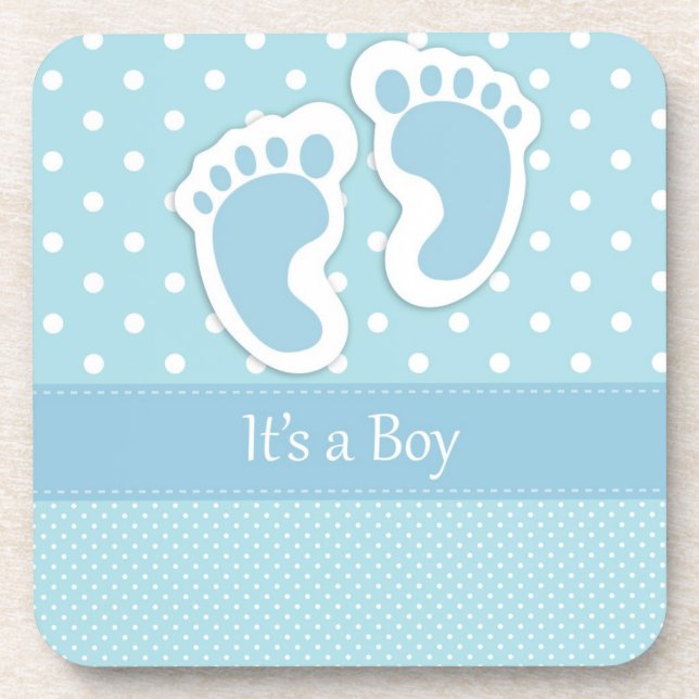 It's A Boy Coaster (Front)