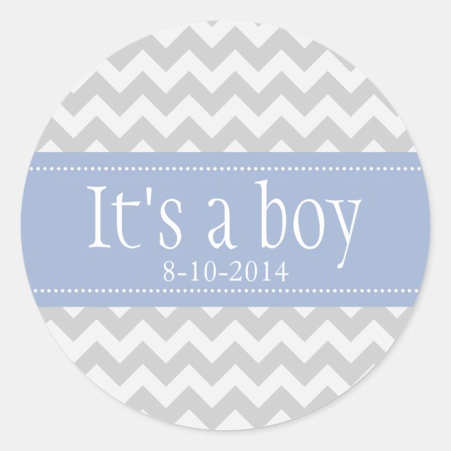 It's a Boy Custom Stickers (Front)