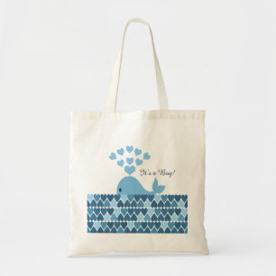 It's A Boy! Cute Whale Tote Bag