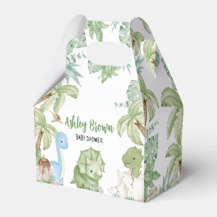 It's A Boy Dinosaur Baby Shower Favor Box