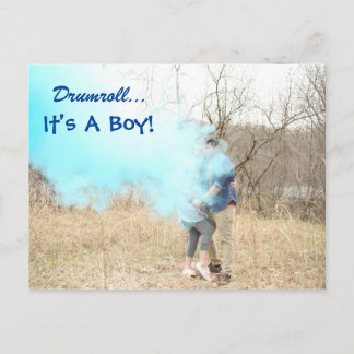 It's a Boy- Gender Reveal Announcement Card
