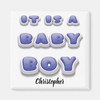 It's A Boy! Gender Reveal Newborn Magnet gift