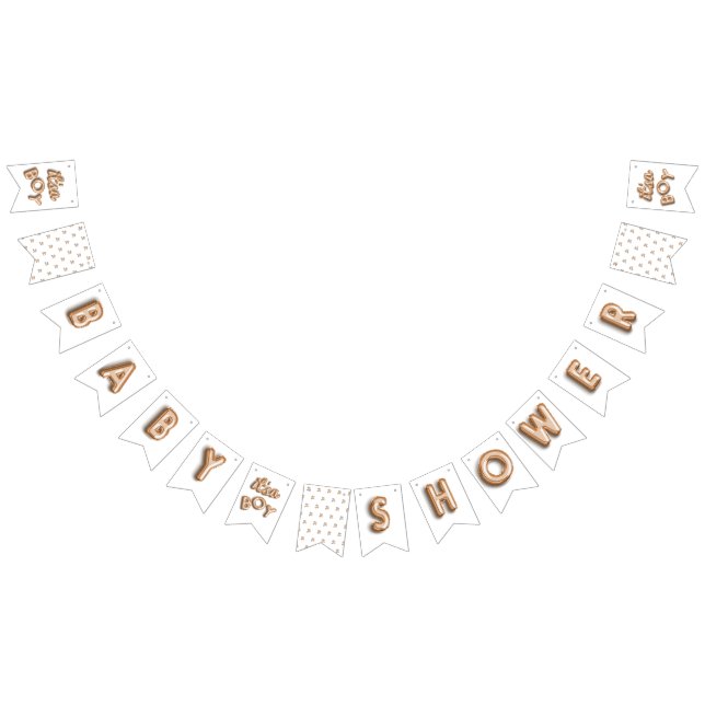 ITS a boy! Gold bunting Bunting Flags (All)