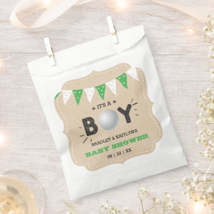 It's A Boy! Golf Themed Co-ed Baby Shower Favour Bag