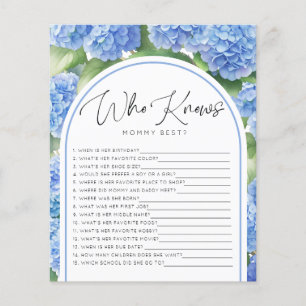 It's a Boy Hydrangea Who Knows Mommy Baby Games
