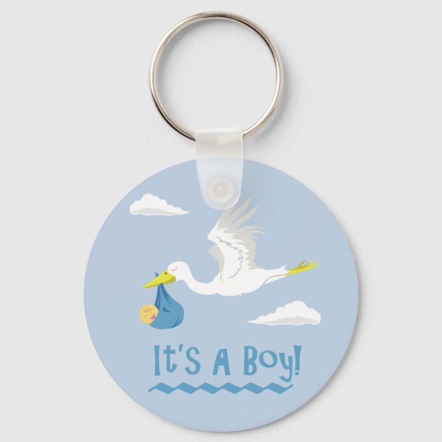 It's a Boy! Keychain (Front)