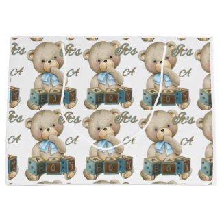 It's A Boy Large Gift Bag
