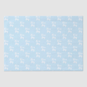It's a Boy, light blue white baby shower gift Tissue Paper