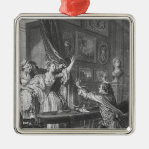 It's a boy metal ornament