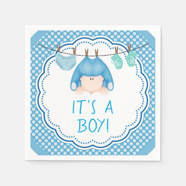 It's a Boy Napkin (Front)