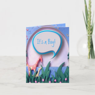 It's a Boy New Baby Announcement