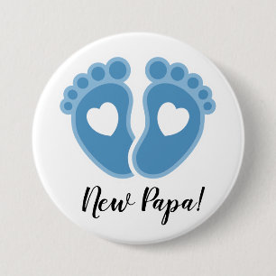 "It's A Boy!" New Papa Button