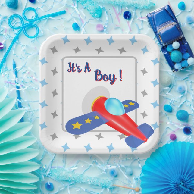 It's A Boy  Paper Plate (Party)