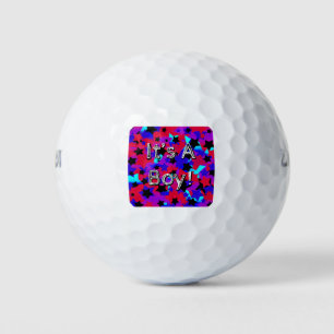 It's A Boy! Party Stars Golf Balls