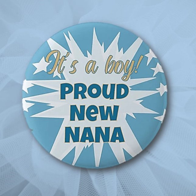 It's a boy! Proud Nana Button (Creator Uploaded)