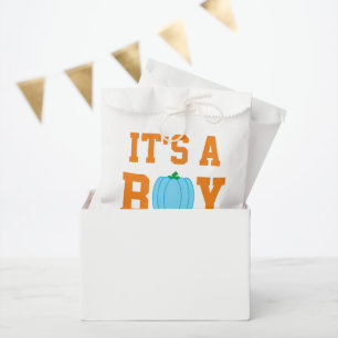 It's A Boy Pumpkin Favour Bag