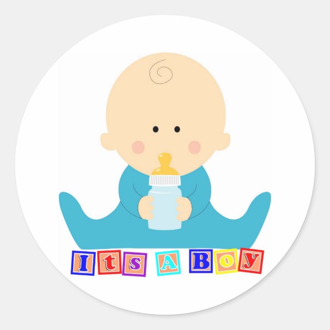It's a boy sticker (Front)