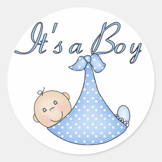 It's a Boy stickers (Front)