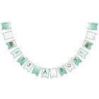 It's a Boy, Teddy Bear Green Baby Shower