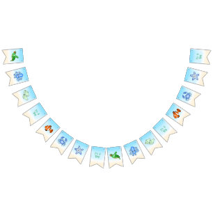 It's a Boy   Under the Sea Baby Shower Personalize Bunting Flags