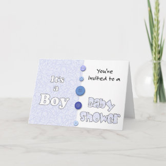 It's a Boy You're Invited to a Baby Shower Invitation