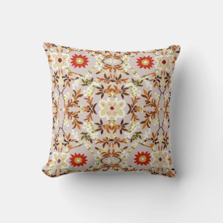 It's a bright patterned cushion.			 throw pillow